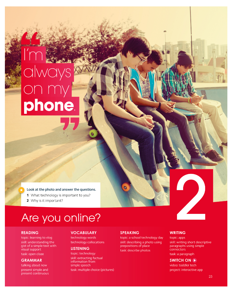 LM - Unit 2. Are you online? (25 August - 19 September)