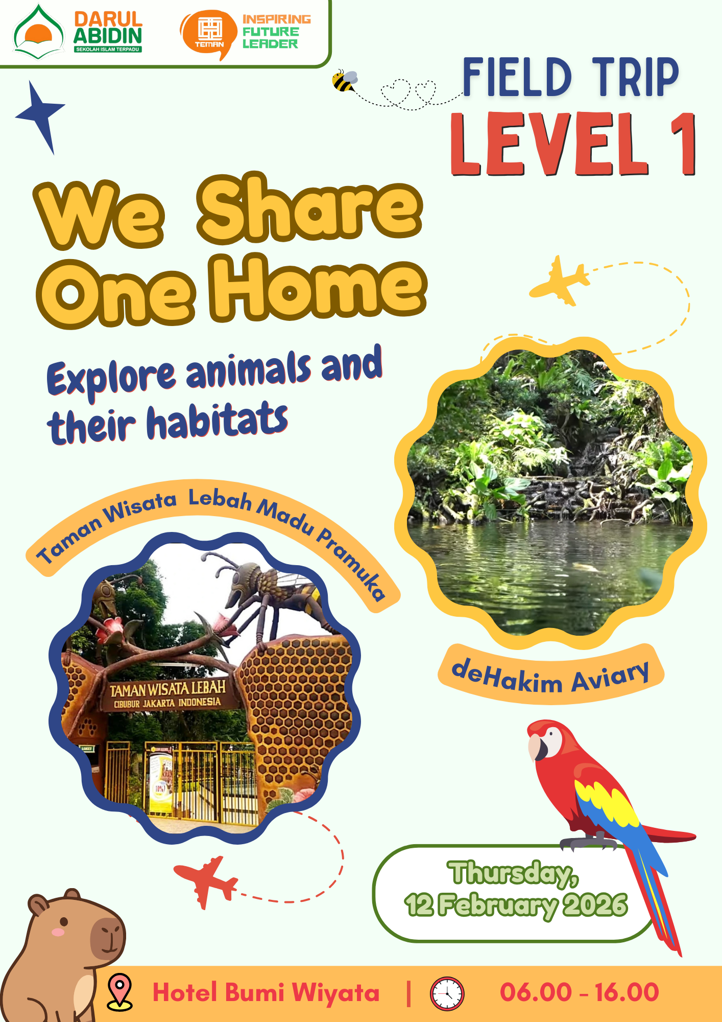 FIELD TRIP WE SHARE ONE HOME