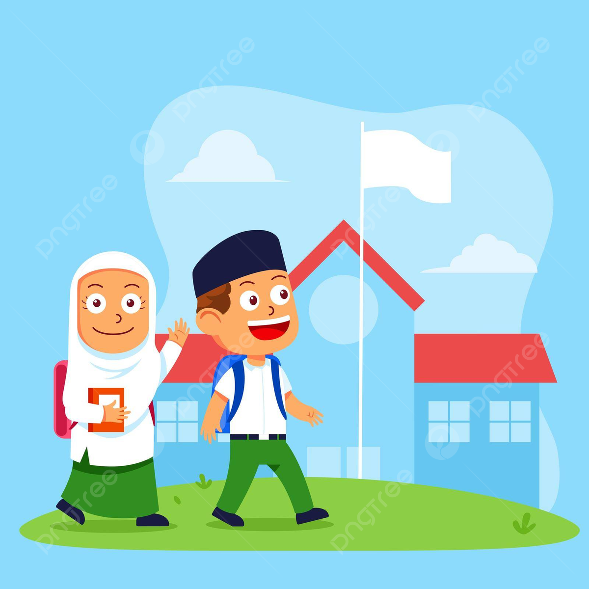 Bahasa Arab Tema 6 Sesi 2 : Dzahaba ilal madrasah (23 - 27 Februari 2026).