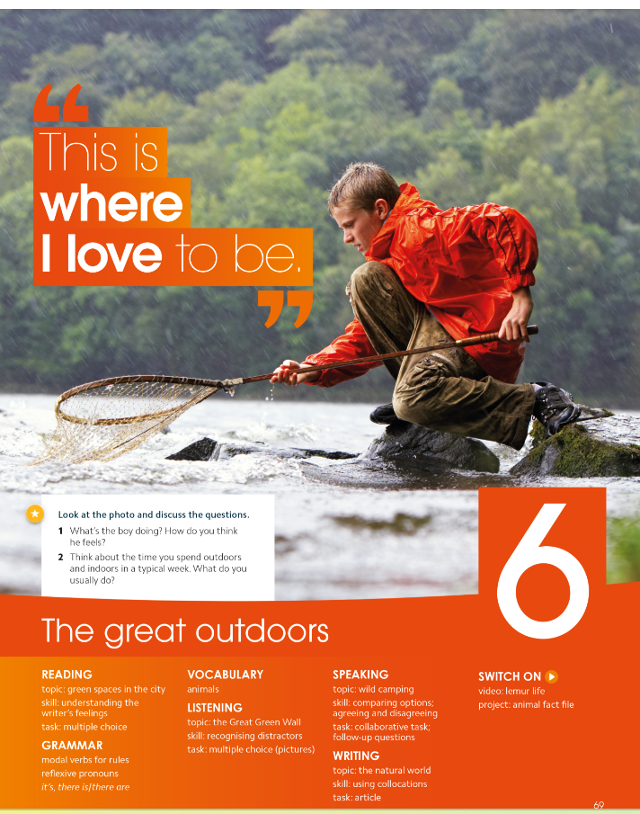 LM - Unit 6. The Great Outdoors (30 Maret - 17 April)