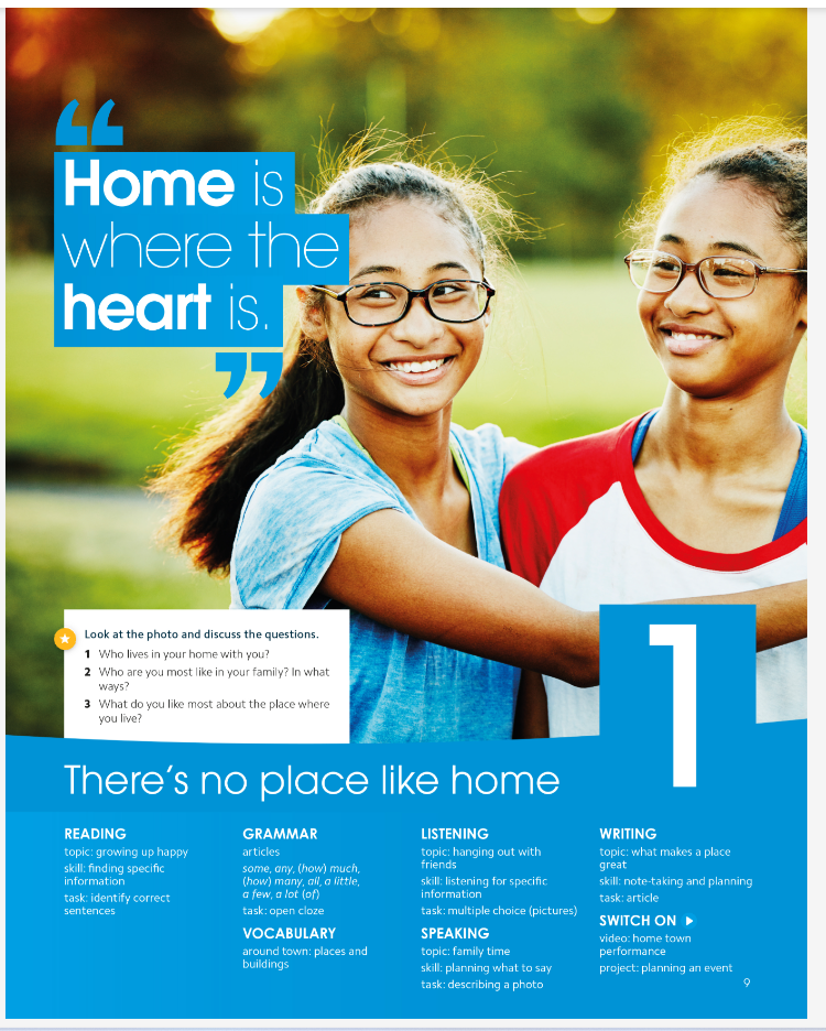 LM - Unit 1. There's No Place Like Home (27 Juli - 21 Agustus)