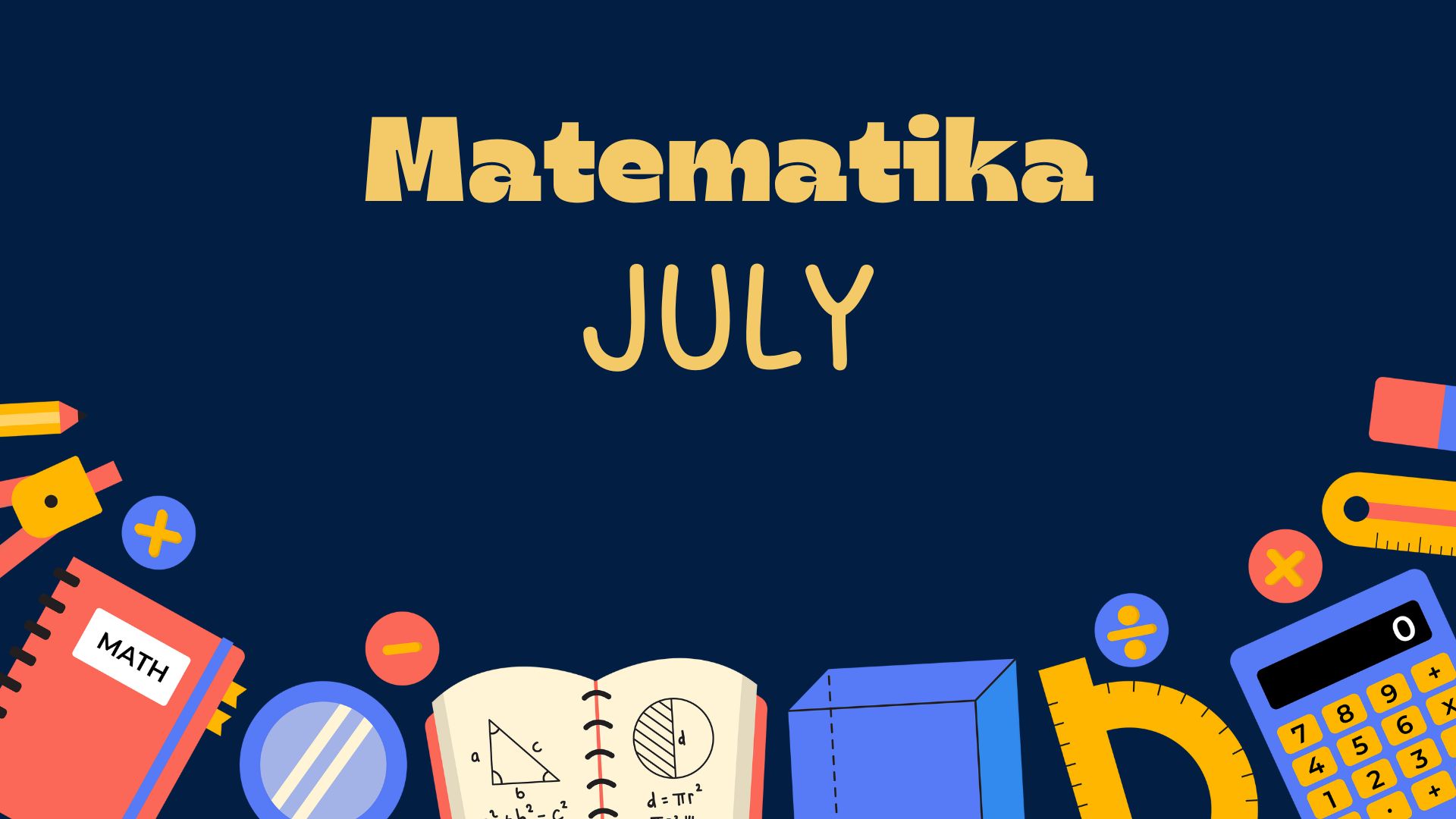 Matematika July 2026
