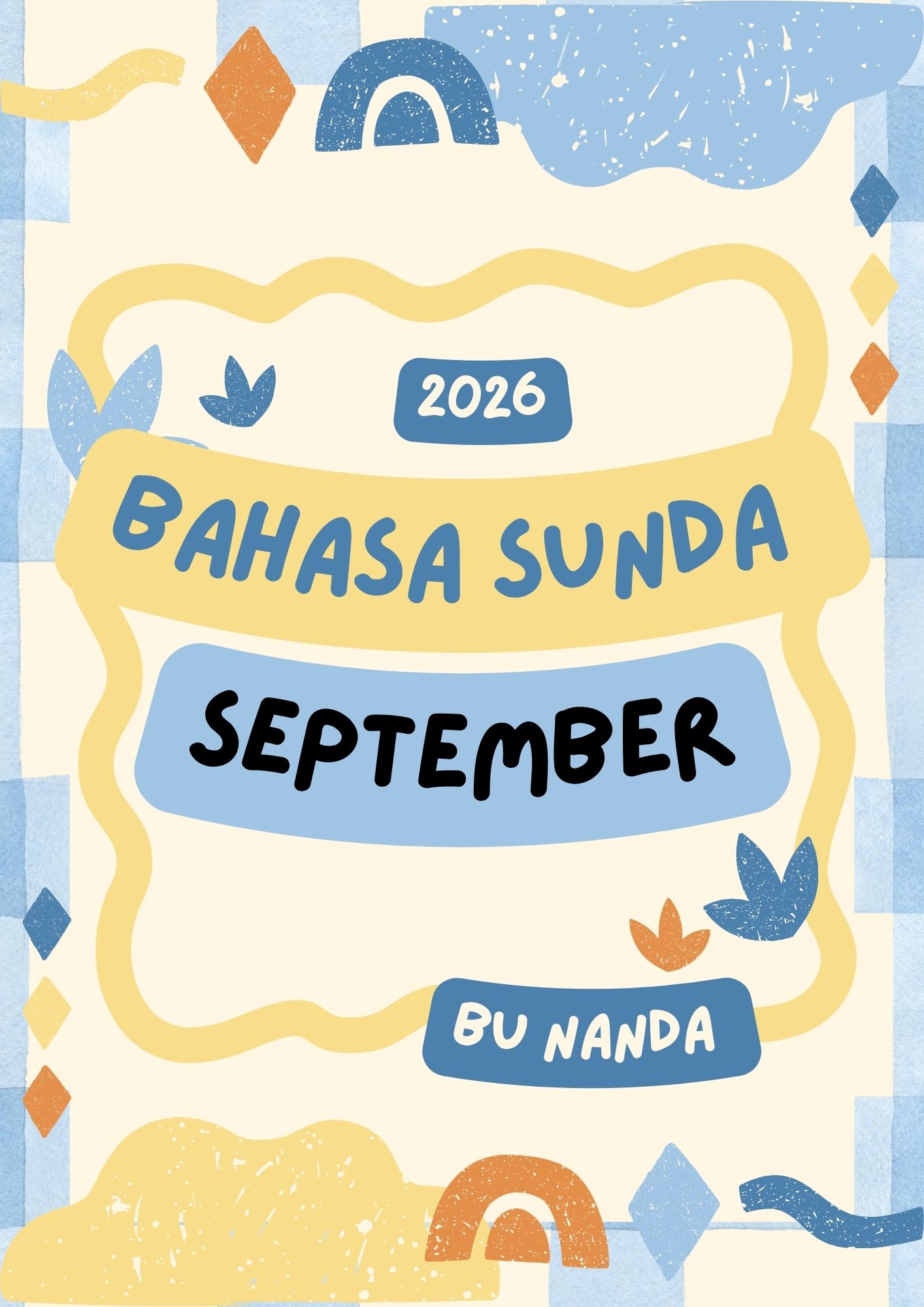 Bahasa Sunda - September 2026