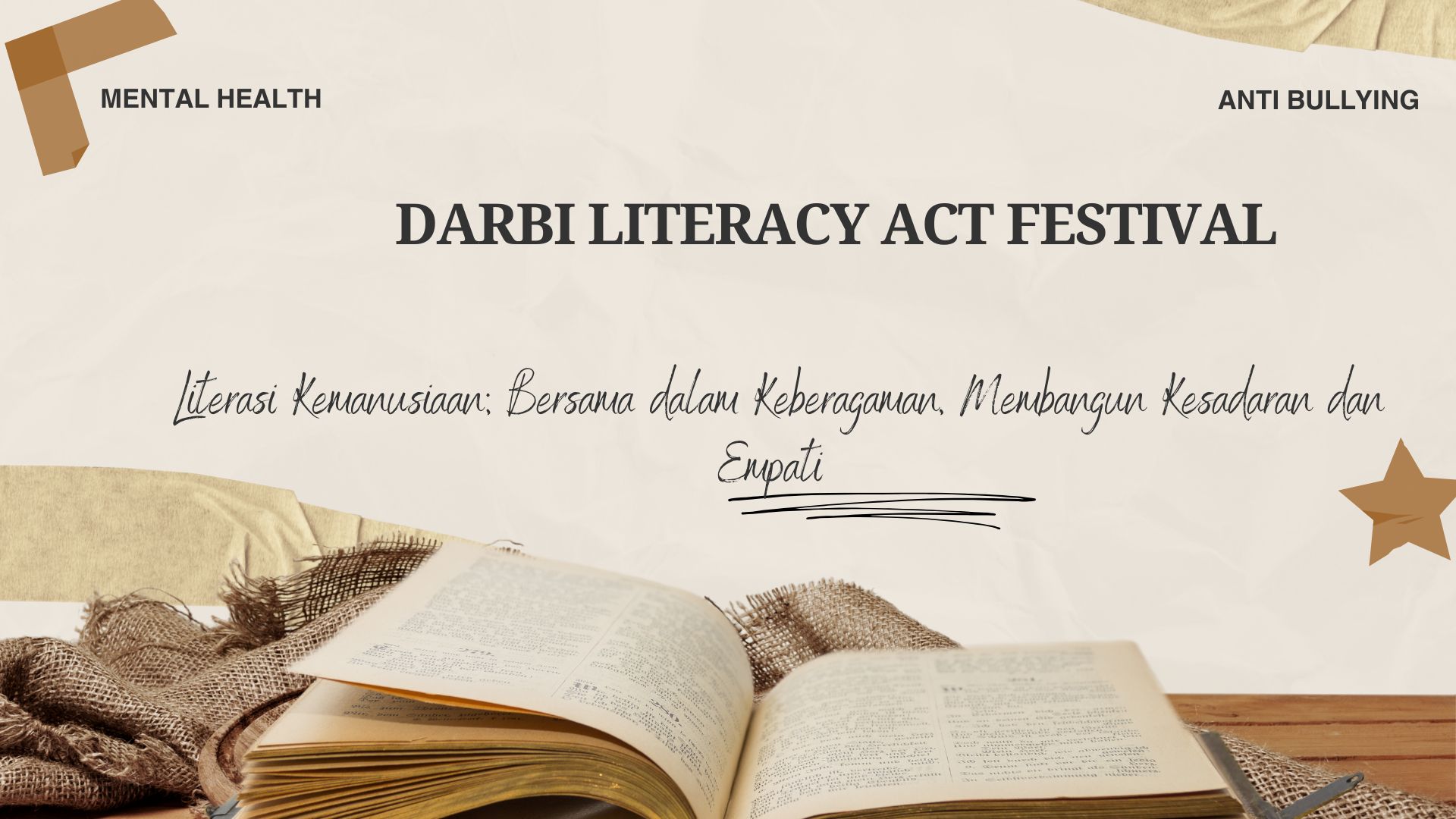 PRE TRIP DARBI LITERACY ACT FESTIVAL 2024