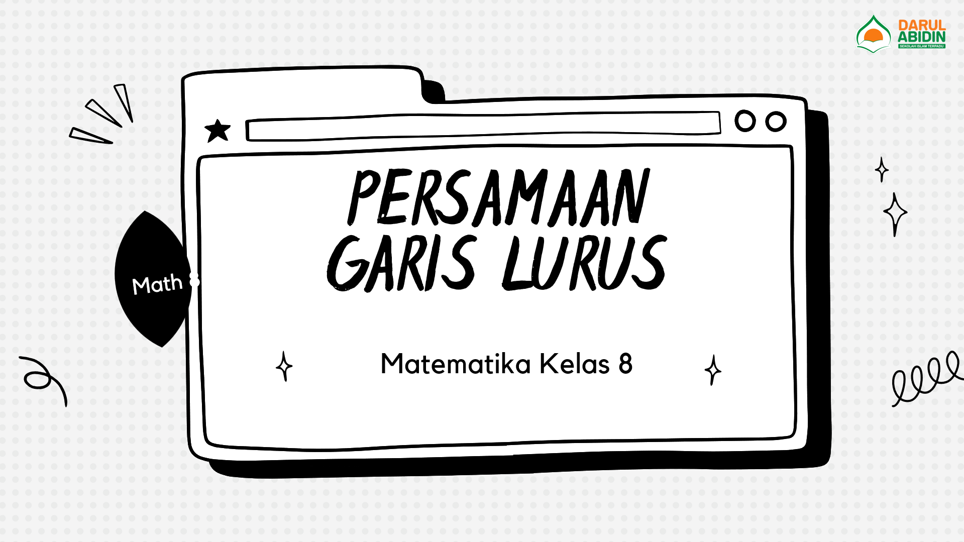 MATH 8 CHAPTER 4 - PERSAMAAN GARIS LURUS