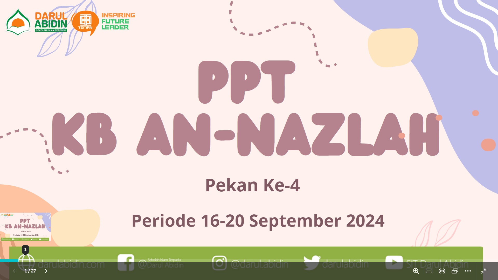 PPT PEMBELAJARAN PERIODE 16-20 SEPTEMBER 2024