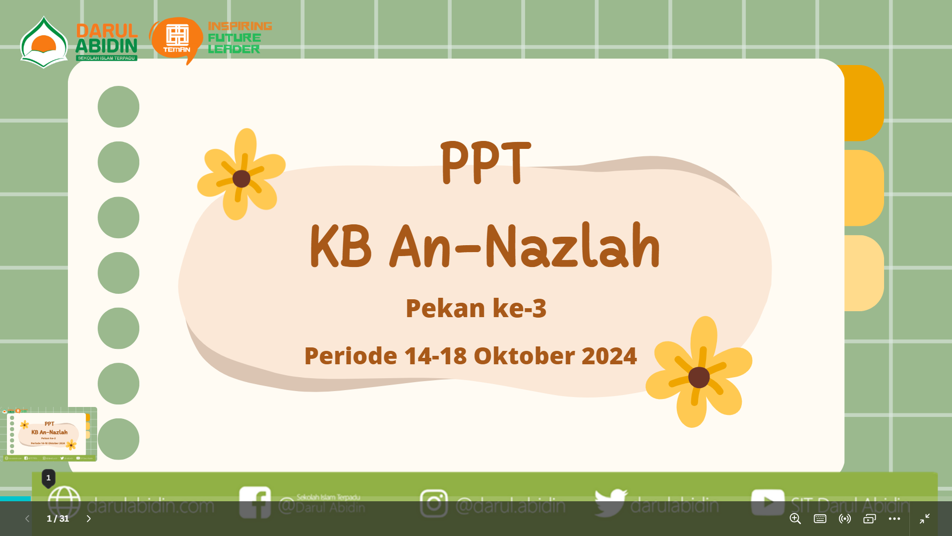 PPT PEMBELAJARAN PERIODE 14-18 OKTOBER 2024