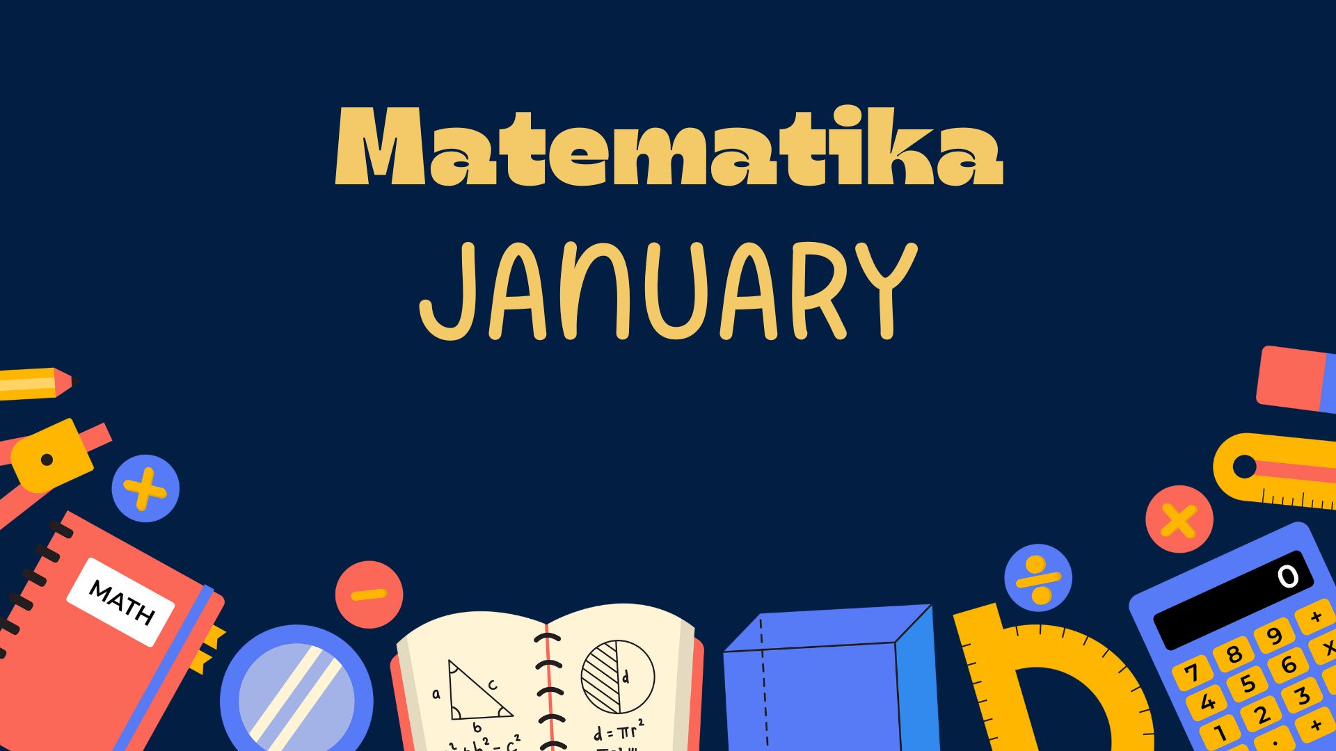 Matematika Bulan Januari